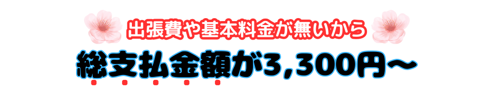 基本料金がないから安い